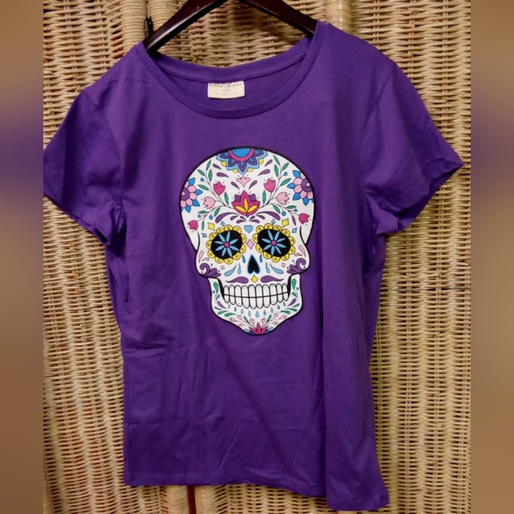 Bobbie Brooks Halloween Tee shirt Size L NWT